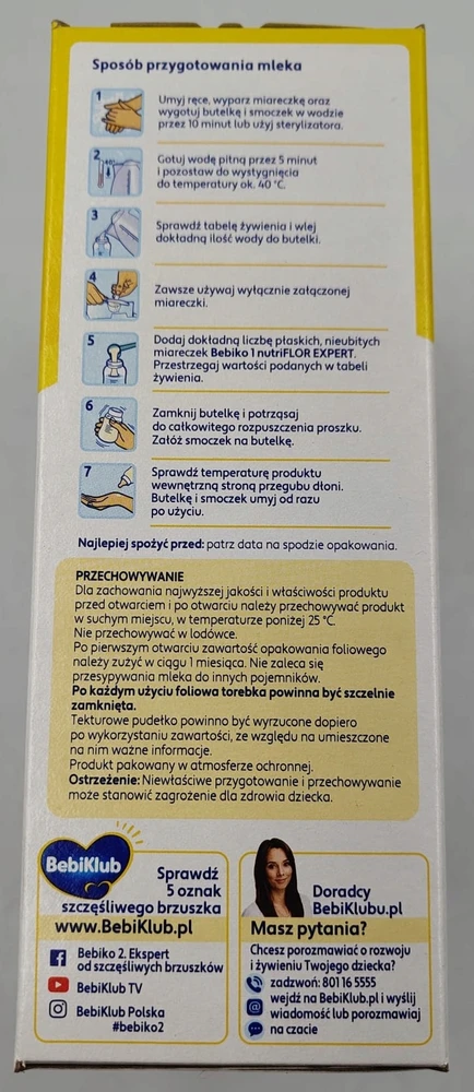BEBIKO NUTRIflo Expert 1 PRADINIMAS PIENAS 550 g