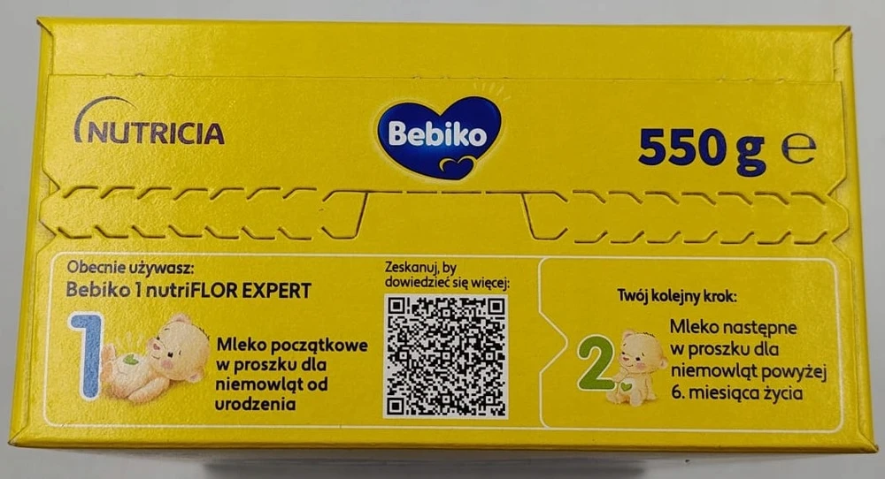 BEBIKO NUTRIflo Expert 1 PRADINIMAS PIENAS 550 g