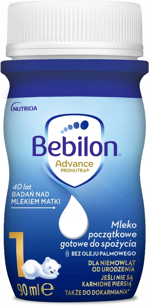 Bebilon 1 Pronutra-Advance skystas pienas RTF 10 x 90 ml + 10 spenių