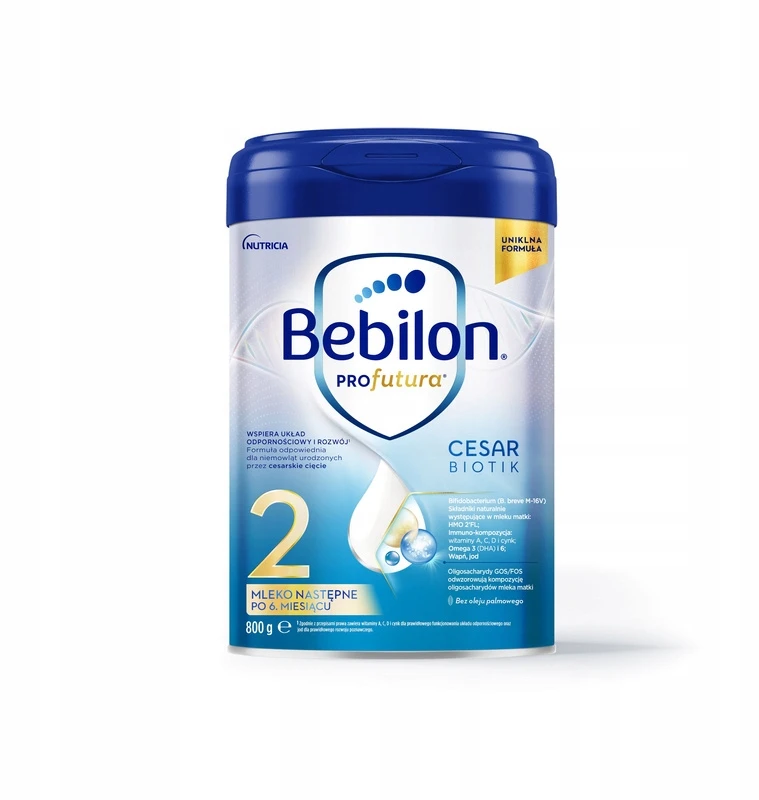 Bebilon Profutura 2 Cesar Biotik Mleko modyfikowane Rinkinys 6x 800g