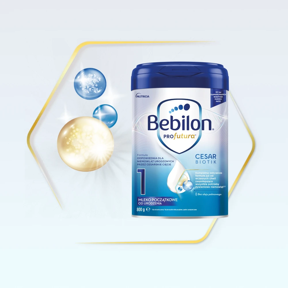 Bebilon Profutura Cesar Biotik 1 Pienas kūdikiams nuo gimimo, 800g
