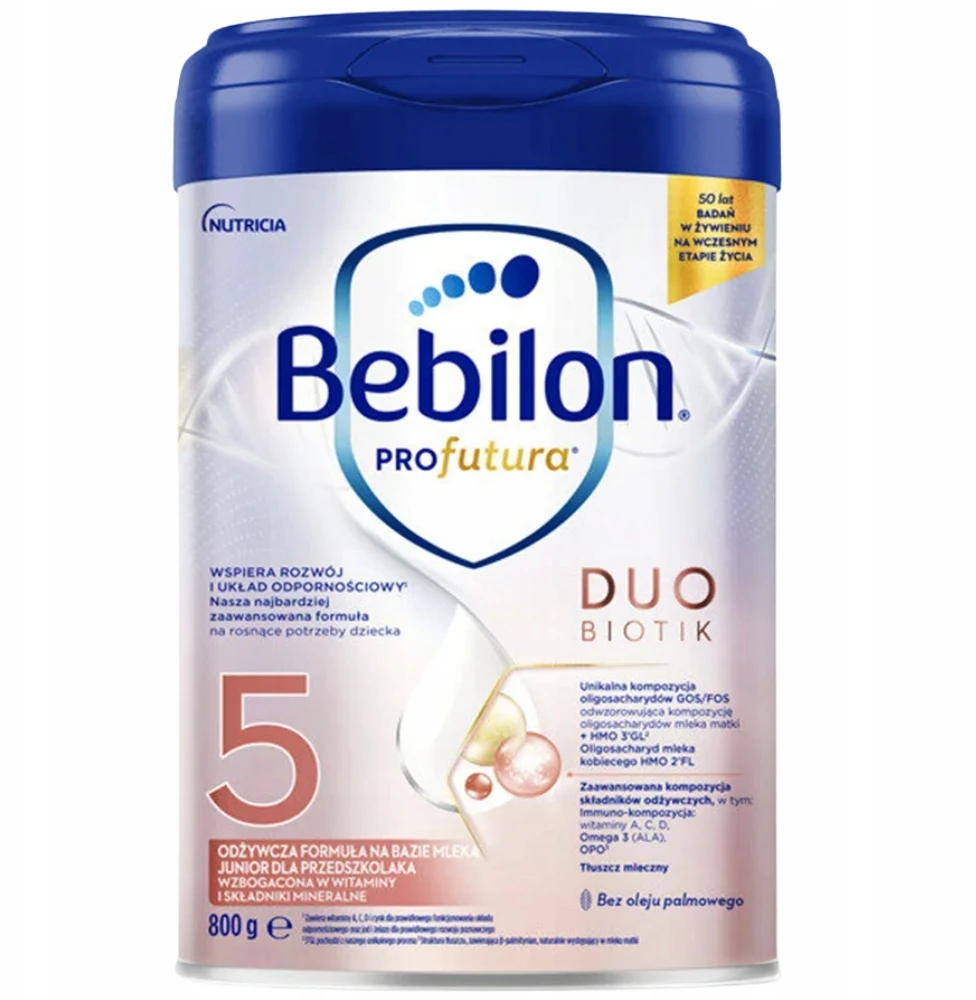 Bebilon Profutura Duo Biotik 5 pieno pagrindu pagamintų formulių pakuotė 800g x 6