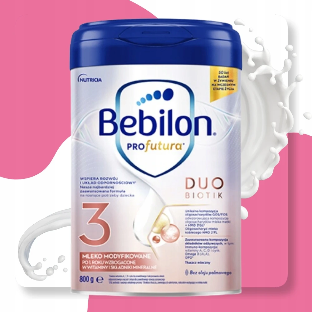 BEBILON Profutura DuoBiotik 3 Pienas nuo 1 metų amžiaus 800g