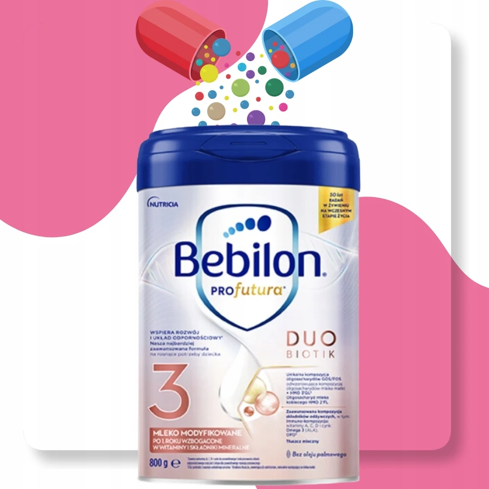 BEBILON Profutura DuoBiotik 3 Pienas nuo 1 metų amžiaus 800g