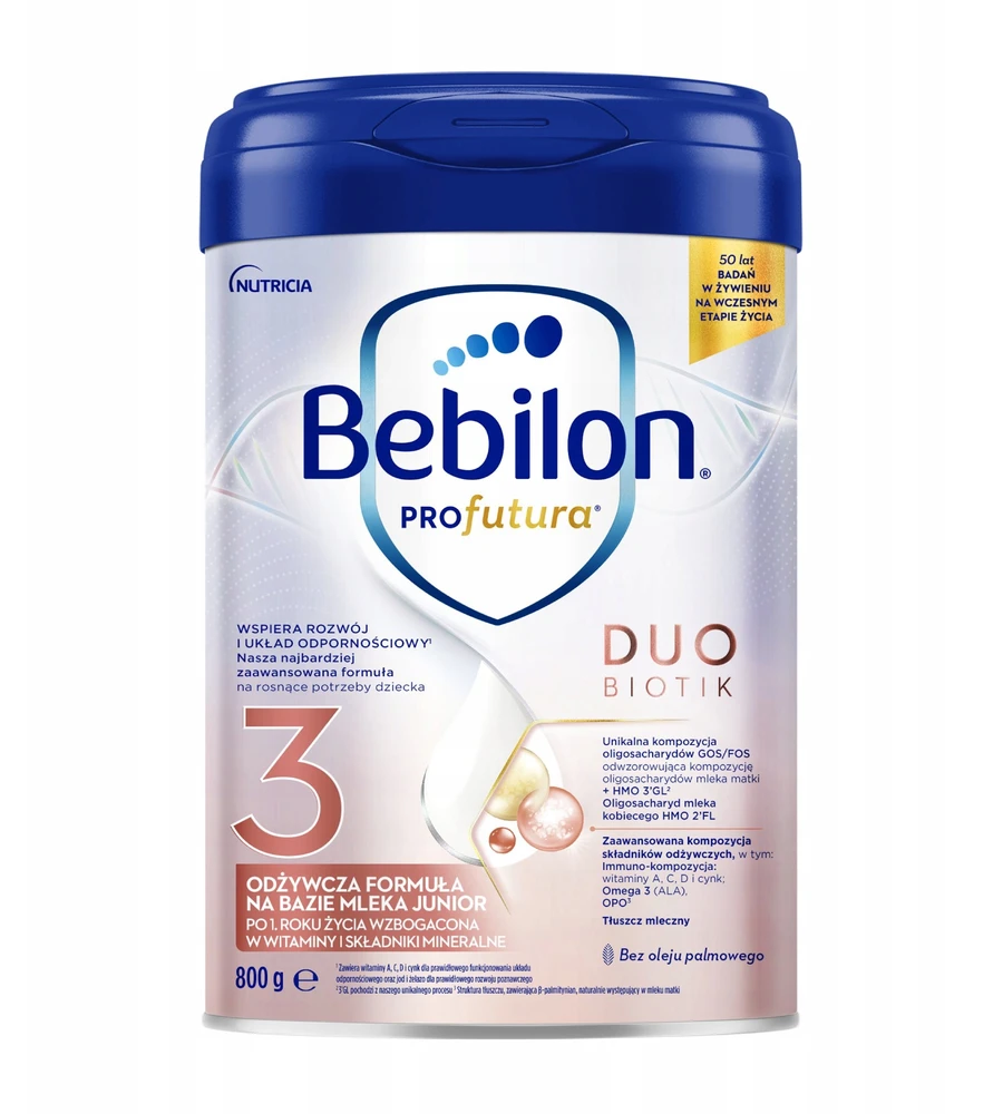 BEBILON Profutura DuoBiotik 3 Pienas nuo 1 metų amžiaus 800g