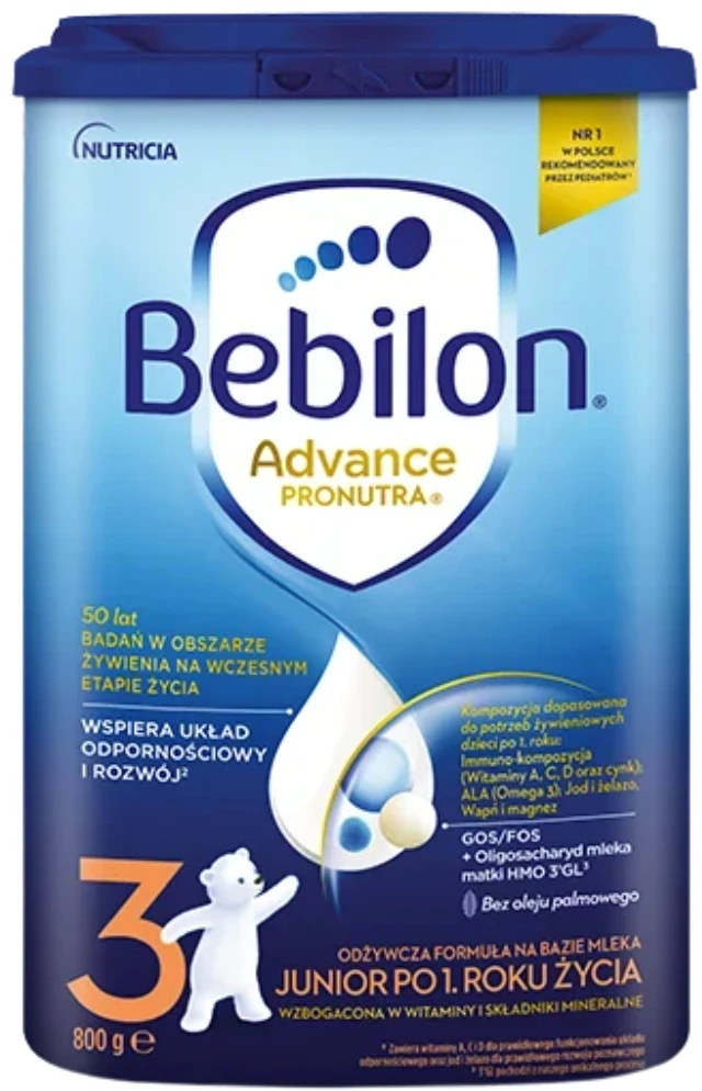 Bebilon Pronutra Advance maitinanti formulė pieno pagrindu 3 pakuotė 800gx6