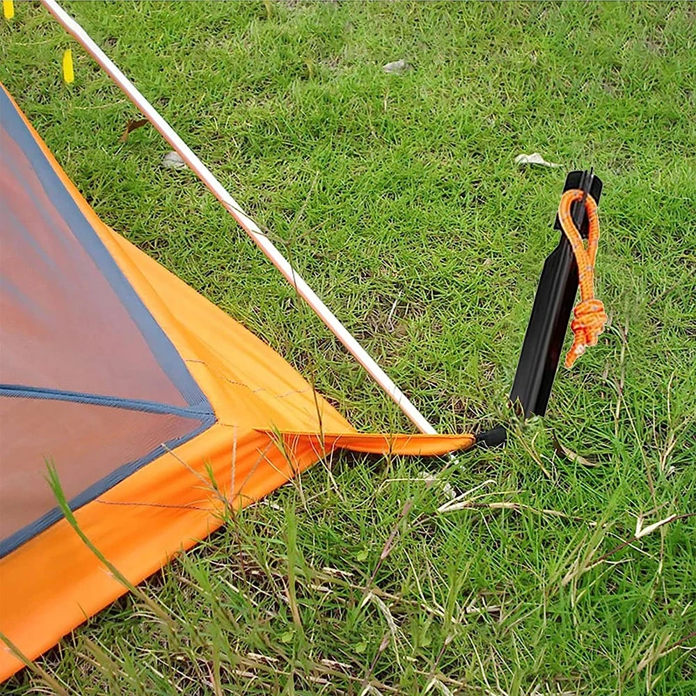 Bedee 12 storių kaiščių palapinių brezentiniams tinklams 18 cm Tvirtas aliuminis