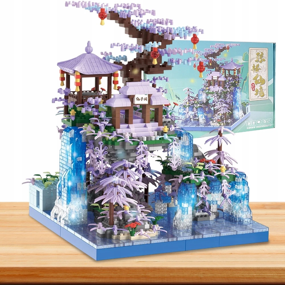 Bedee 3D STATYBINIAI BLOKAI PAVILION MEDIS BONSAI MEDŽIS KRIKOKLIS 4574 EL