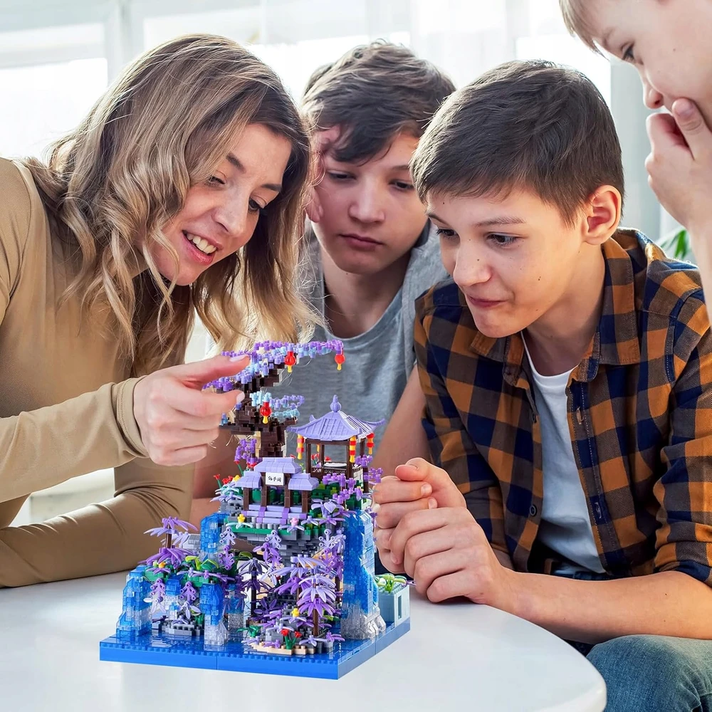 Bedee 3D STATYBINIAI BLOKAI PAVILION MEDIS BONSAI MEDŽIS KRIKOKLIS 4574 EL