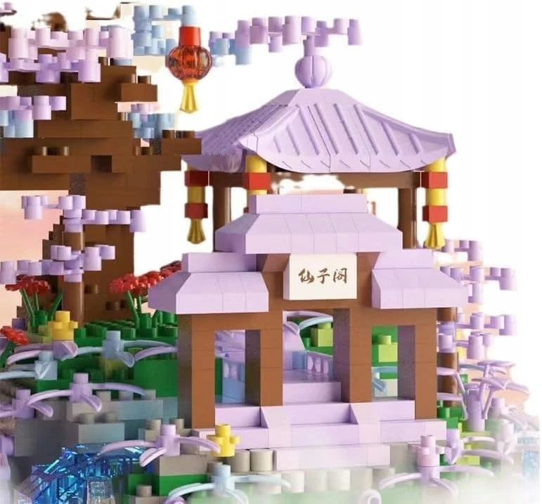 Bedee 3D STATYBINIAI BLOKAI PAVILION MEDIS BONSAI MEDŽIS KRIKOKLIS 4574 EL