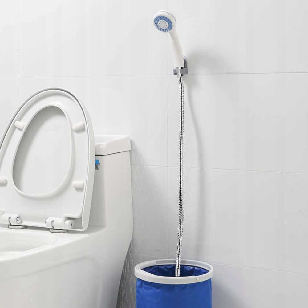Bedee Camping Shower Nešiojamas turistinis dušas, reguliuojamas belaidis