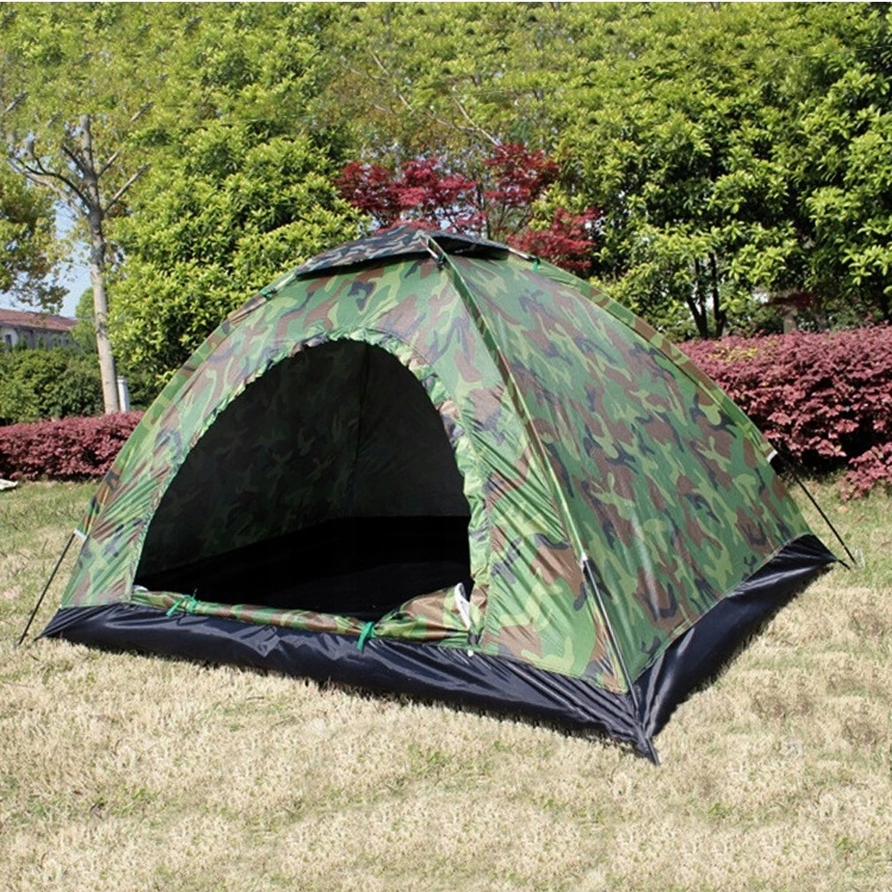 Bedee Dviejų asmenų turistinė palapinė SU TROPIC 3000 mm, vandeniui atsparia CAMO stovyklavimo palapine