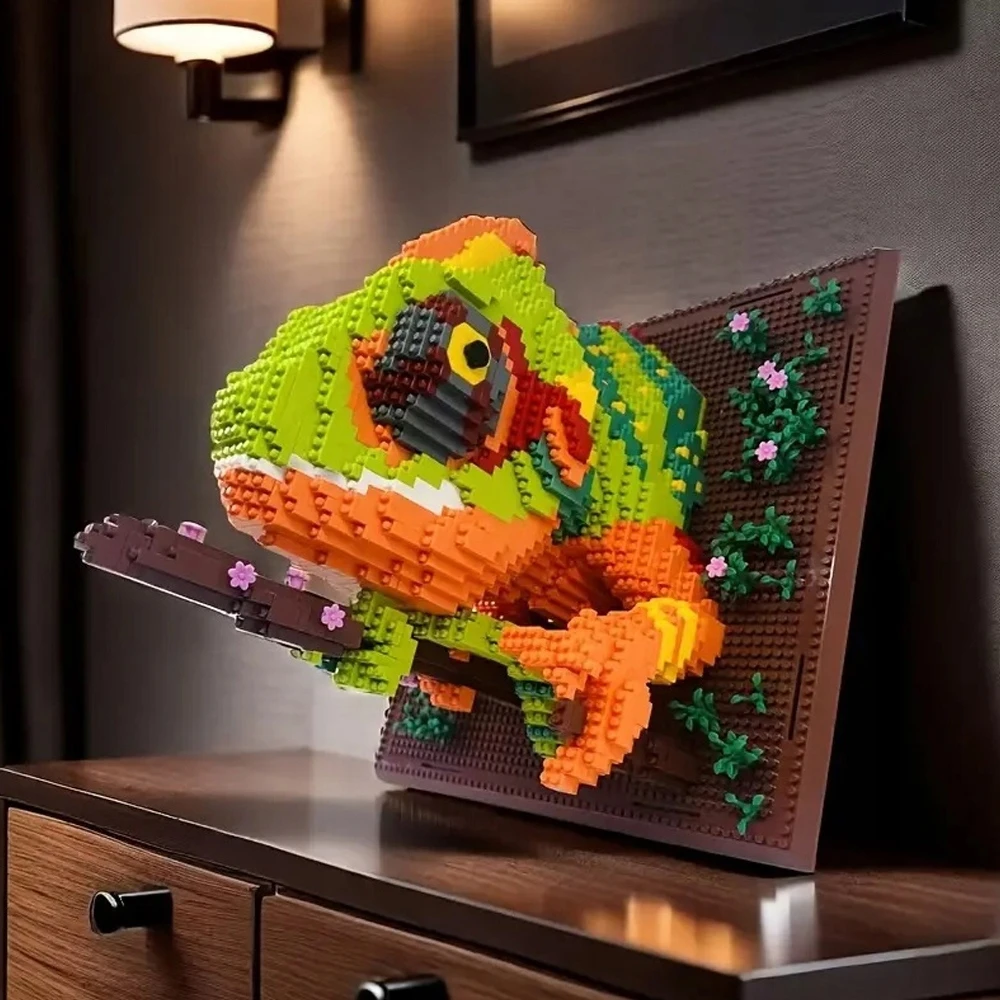 Bedee KAMELEON 3D STATYBINIAI BLOKAI 2688 ELEMENTAI SVETAINEI, MIEGAMAMIESI, BIURUI