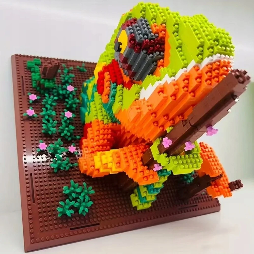 Bedee KAMELEON 3D STATYBINIAI BLOKAI 2688 ELEMENTAI SVETAINEI, MIEGAMAMIESI, BIURUI