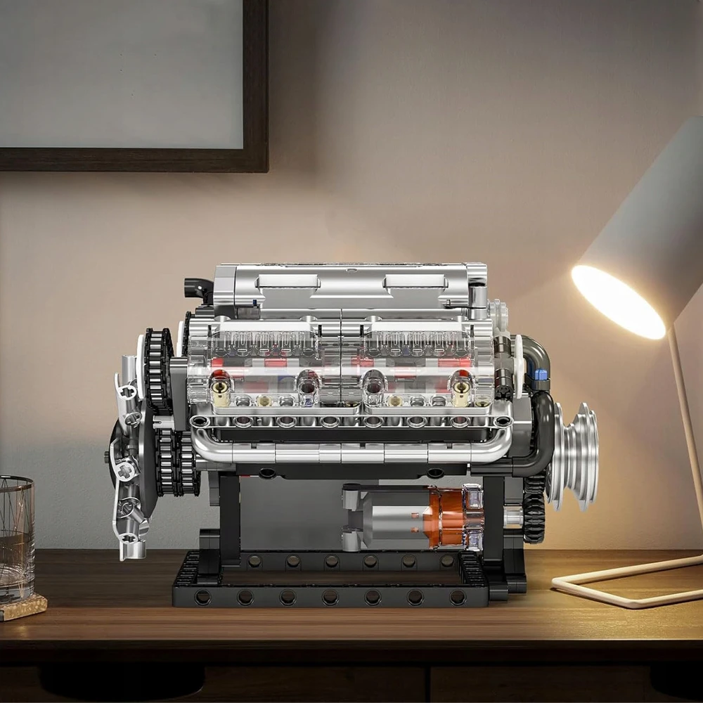 Bedee MODELIS AV8 VARIKLIO STATYBINIŲ BLAKŲ RINKINYS MECHANINIS MODELIS DOVANA