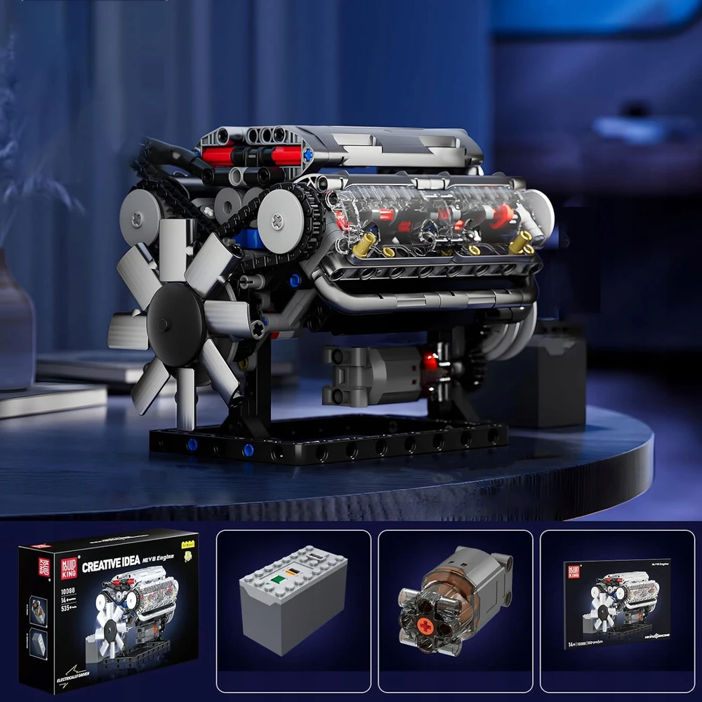 Bedee MODELIS AV8 VARIKLIO STATYBINIŲ BLAKŲ RINKINYS MECHANINIS MODELIS DOVANA