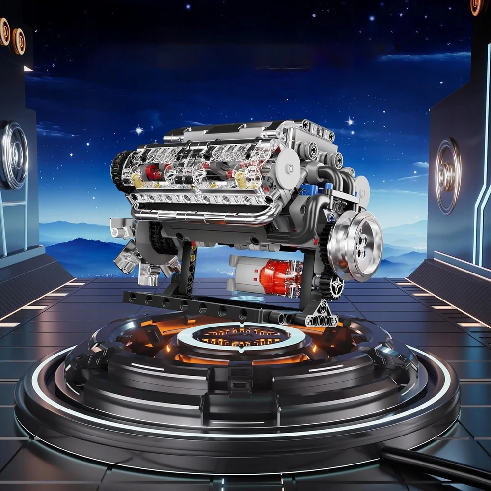 Bedee MODELIS AV8 VARIKLIO STATYBINIŲ BLAKŲ RINKINYS MECHANINIS MODELIS DOVANA