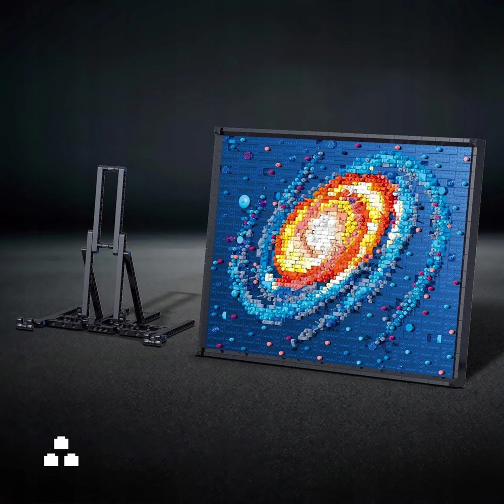 Bedee NUOTRAUKA IŠ PIXEL BOCKS MILKY WAY 32X24CM KŪRYBINIO lavinamojo žaislo