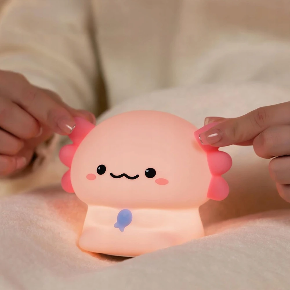 Bedee Silikono Salamander Night Light kelionės dovana vaikams ir suaugusiems