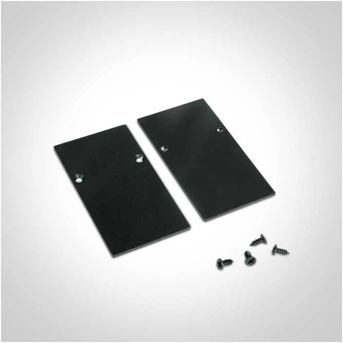Magnetinių sistemų įleidžiamas bėgelis MIDI, juodas, 2m, 42002RB/B