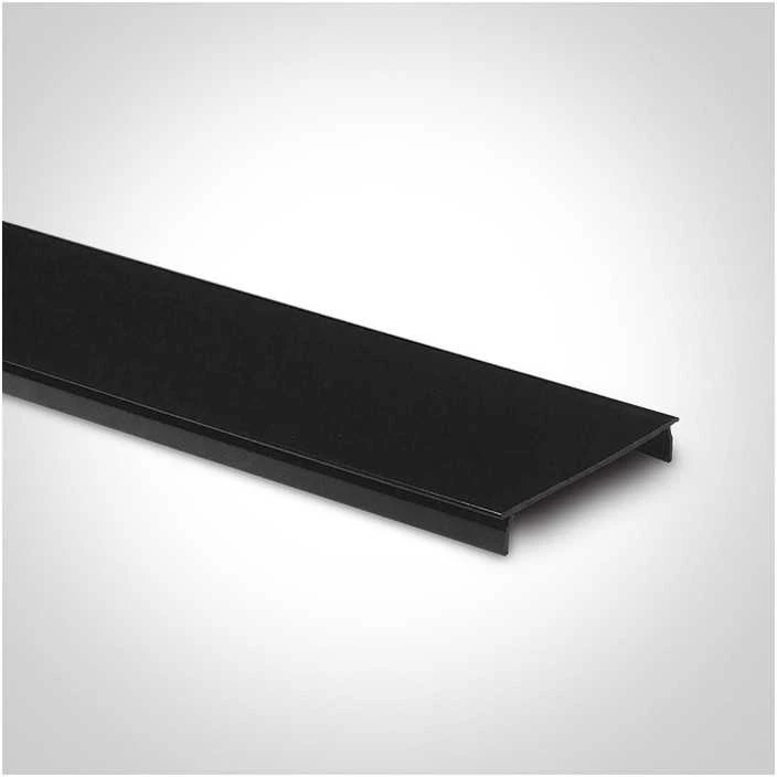 Magnetinių sistemų įleidžiamas bėgelis MIDI, juodas, 2m, 42002RB/B