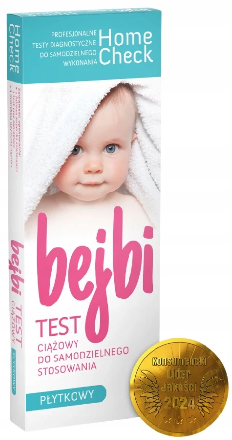 BEJBI Home Check plokštelės nėštumo testas, 1 vnt