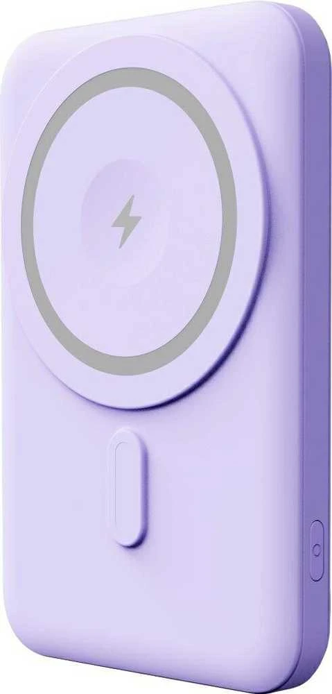 Belaid. įkrov. nešiojam. akumuliatorius su magnetu YENKEE 5000mAh/20W/USBC/15W violetinis