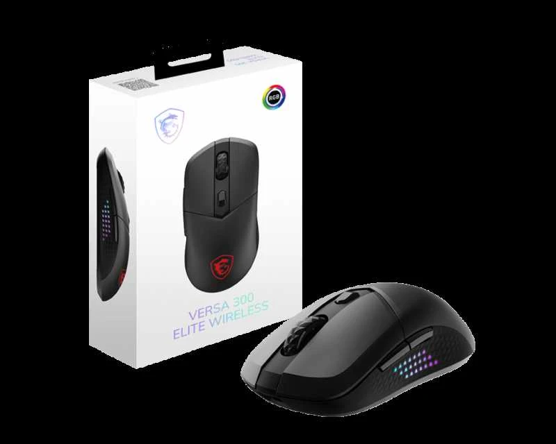 MSI Pelė žaidimams | VERSA 300 ELITE WIRELESS | Wireless | 2.4 GHz, Bluetooth 5.3, USB 2.0