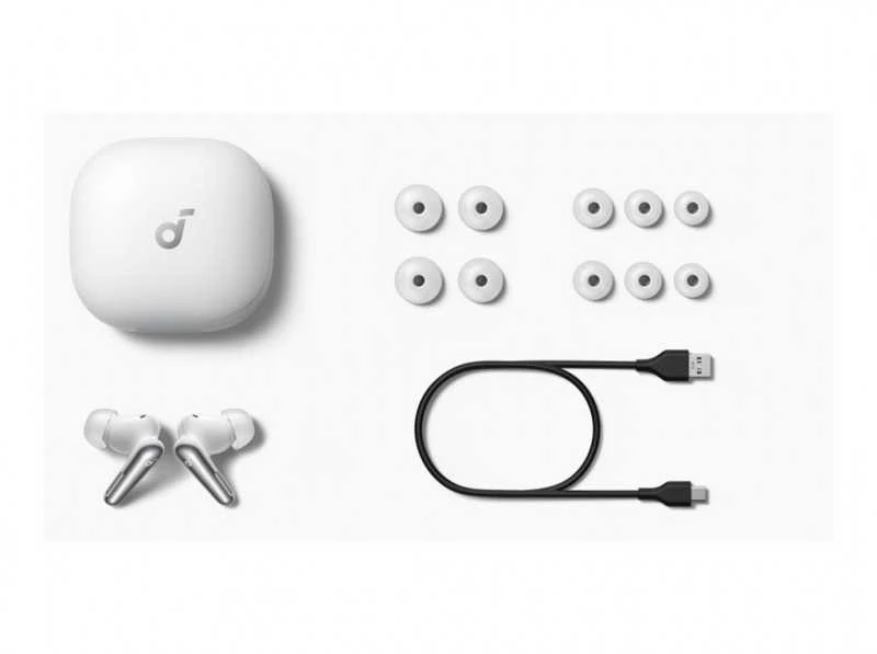 Ausinės Anker Soundcore Liberty 4 Pro, Baltos spalvos