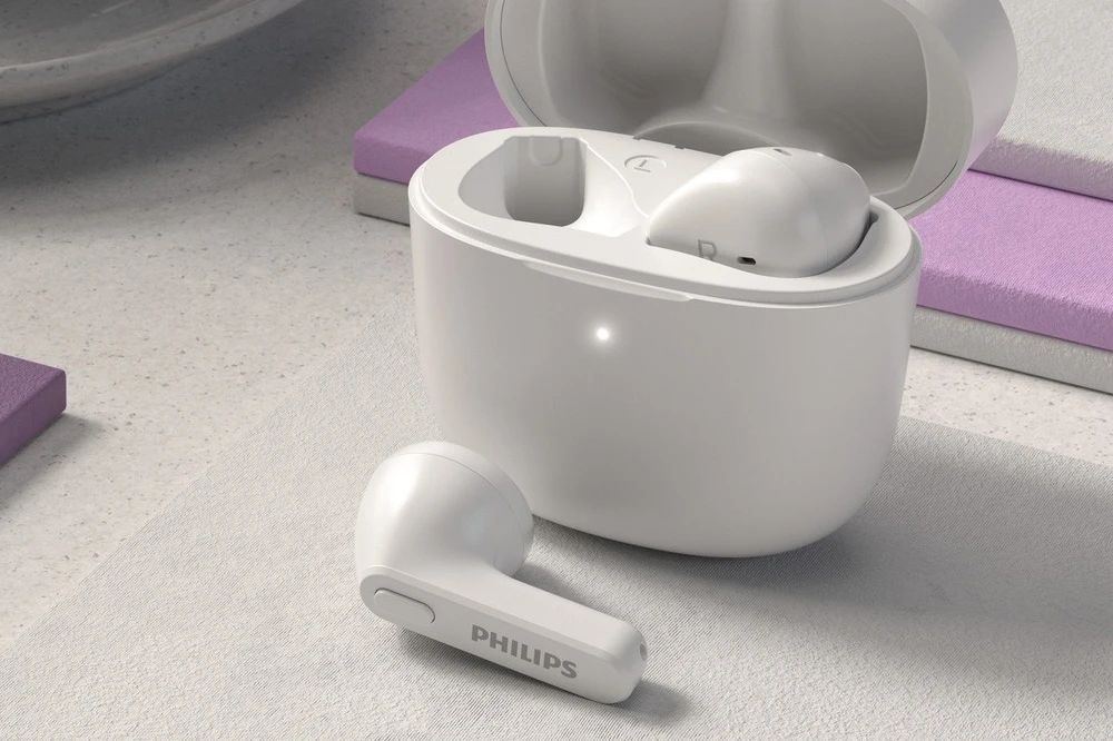 Belaidės ausinės Philips TAT2236WT/00, Baltos