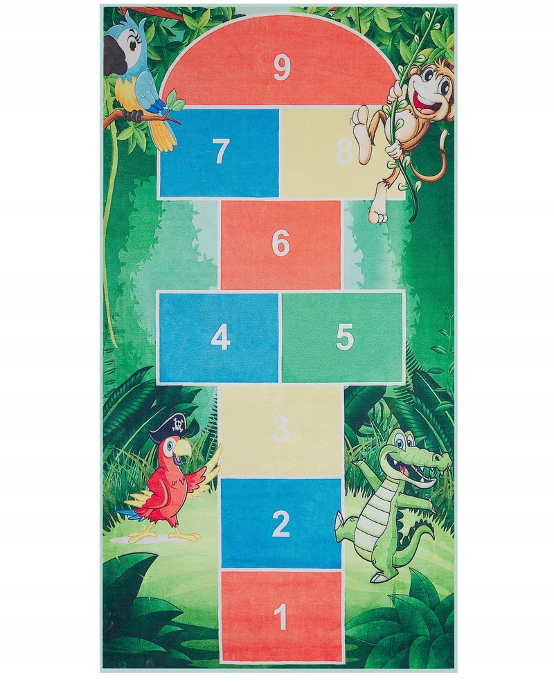 Beliani Vaikiškas kilimas BABADAG žalias 80 x 150 cm
