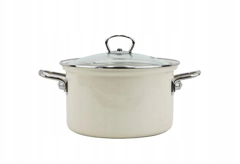 BELIS EMAL PUODAS. SU DANGELIS 6.1L 24CM EKO KREMAS