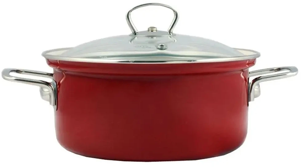 Belis Emaliuotas puodas 16 cm 1,4 l