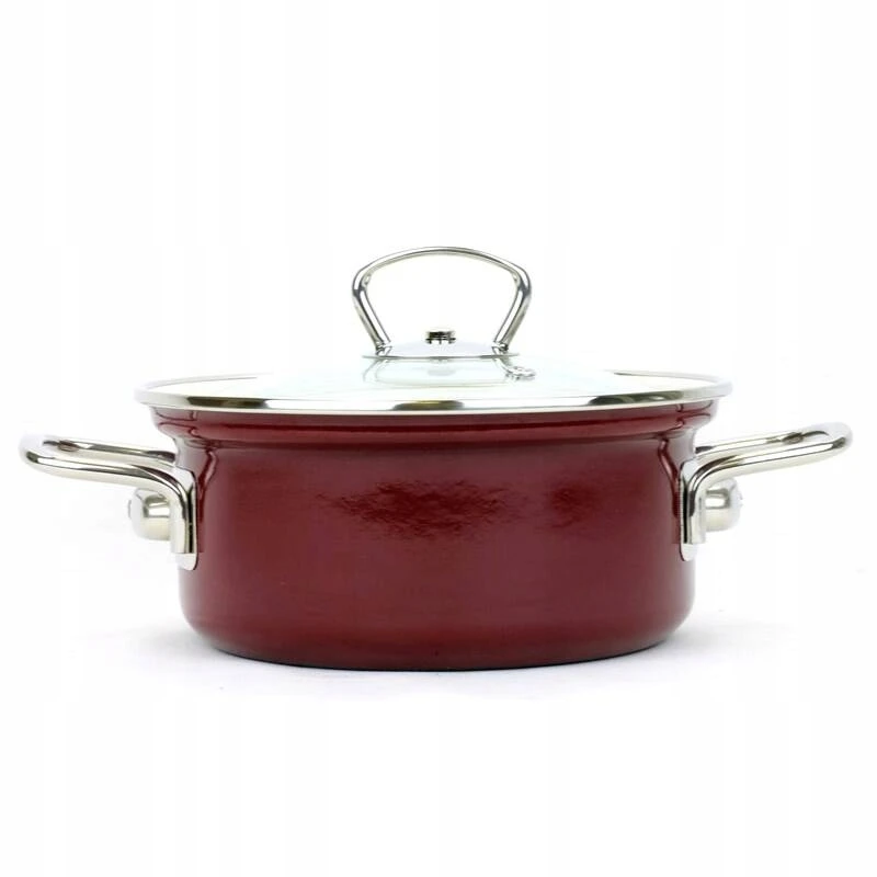 Belis Emaliuotas puodas 16 cm 1,4 l