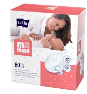 BELLA Krūtų įklotai MAMMA 60 vnt.