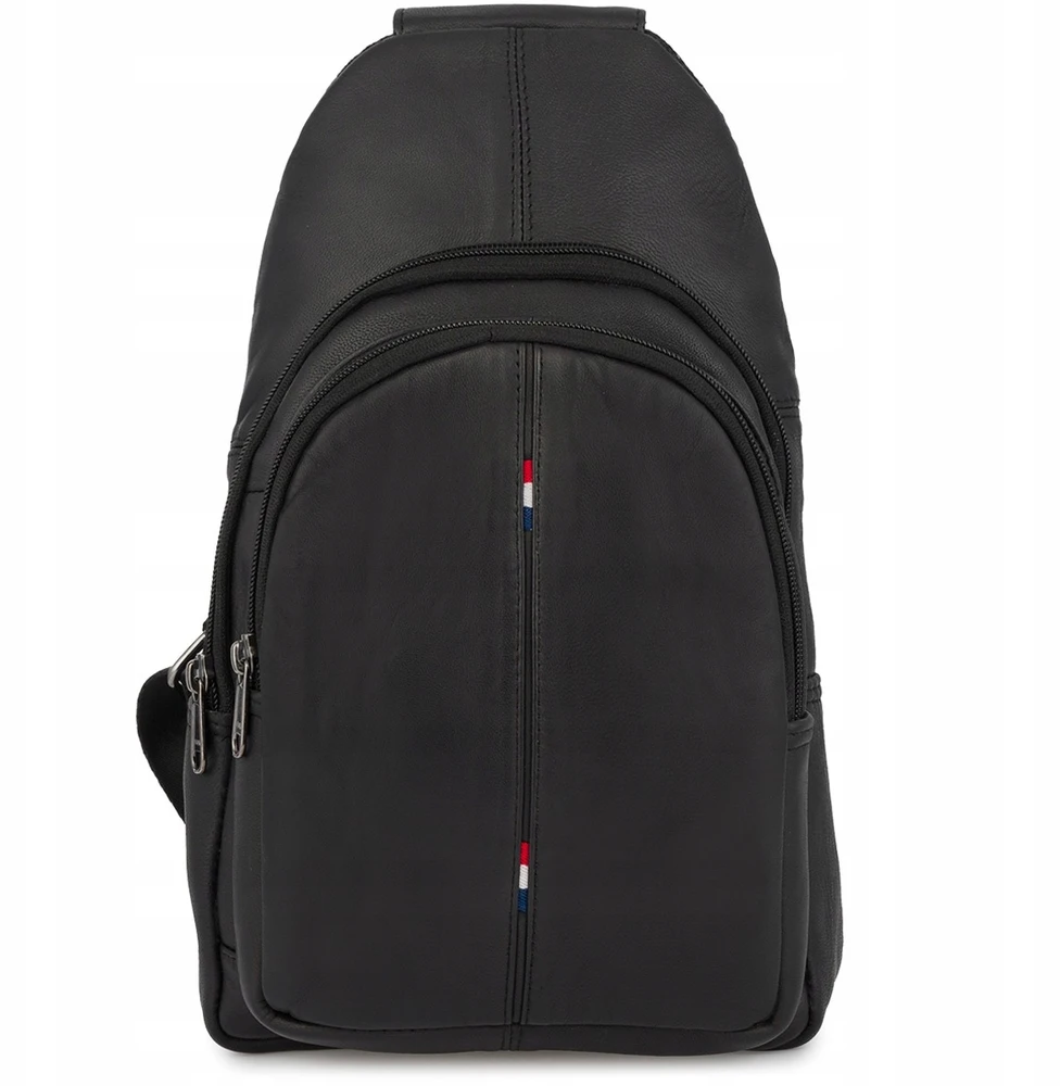 Kelioninis Beltimore Madinga vyriška juoda odinė juosmens rankinė crossbody