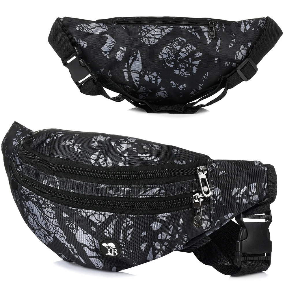 Kelioninis Beltimore Unisex Juoda Kodūros Juosmens Rankinė - Talpi ir Tvirtos Konstrukcijos