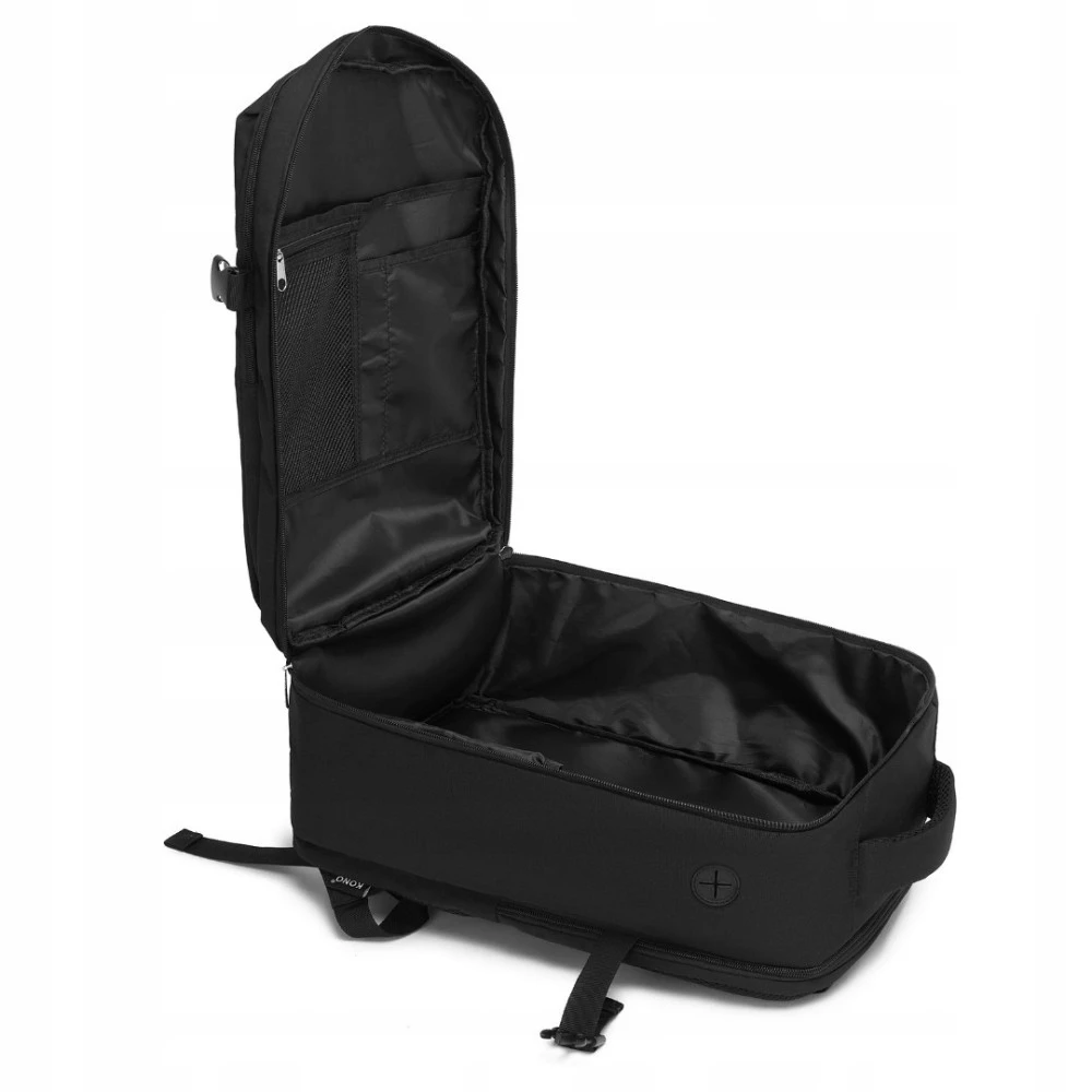 Belveder Juoda kuprinė lėktuvo krepšys 40x30x20 RYANAIR Wizz Air Cabin Rosso
