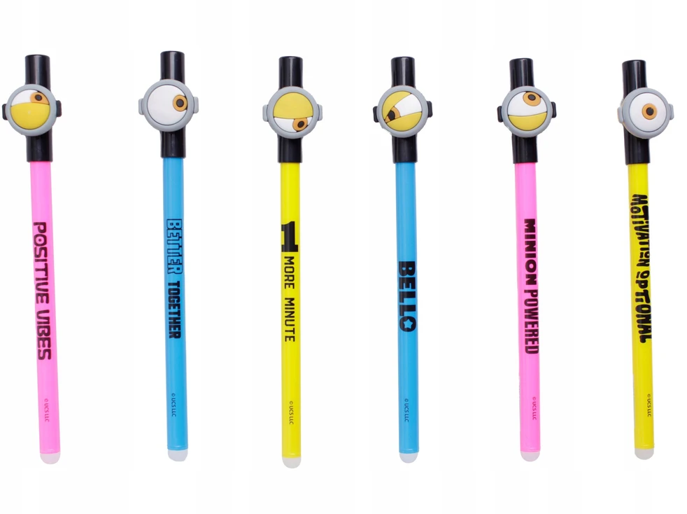 Beniamin Ištrinamas "minionų" rašiklis, 0.5mm, mėlynas