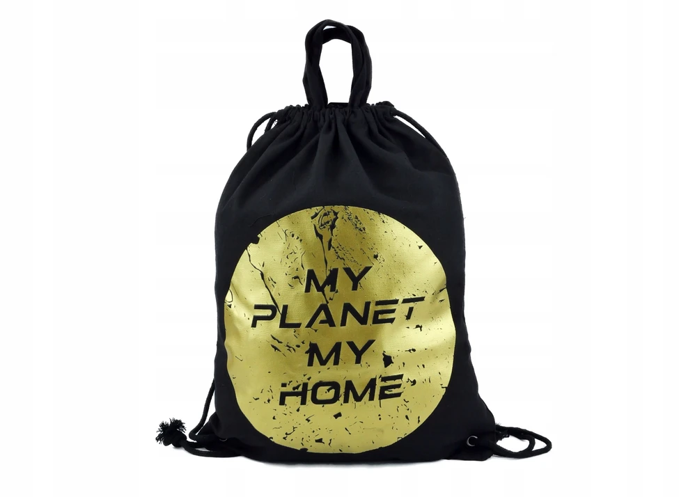 Beniamin Juodas "my Planet" maišelis-kuprinė avalynei ir sporto reikmenims