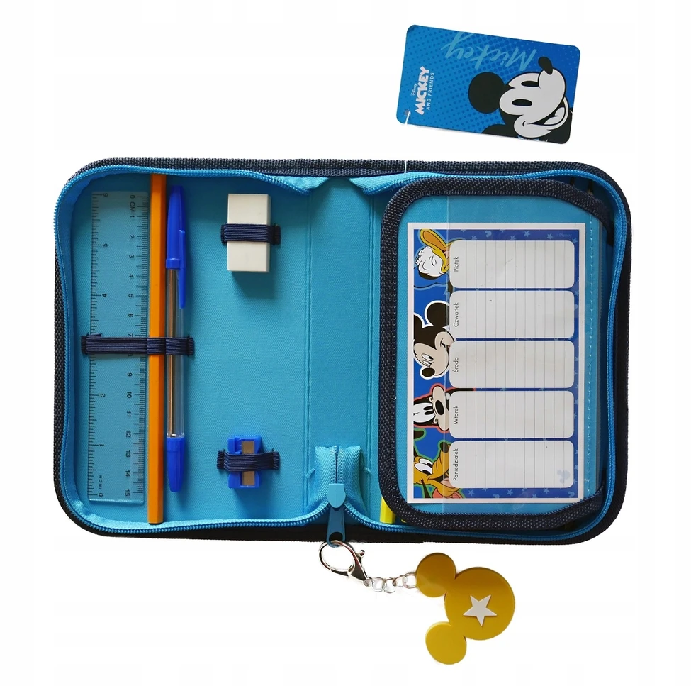 Beniamin Mickey Mouse pieštukų dėklas su priedais