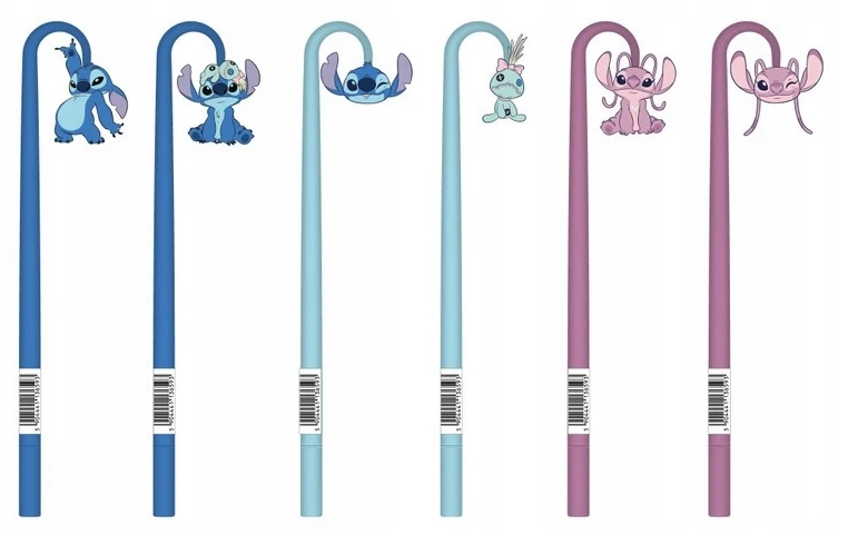Beniamin Silikoninis rašiklis Stitch, įvairūs dizainai