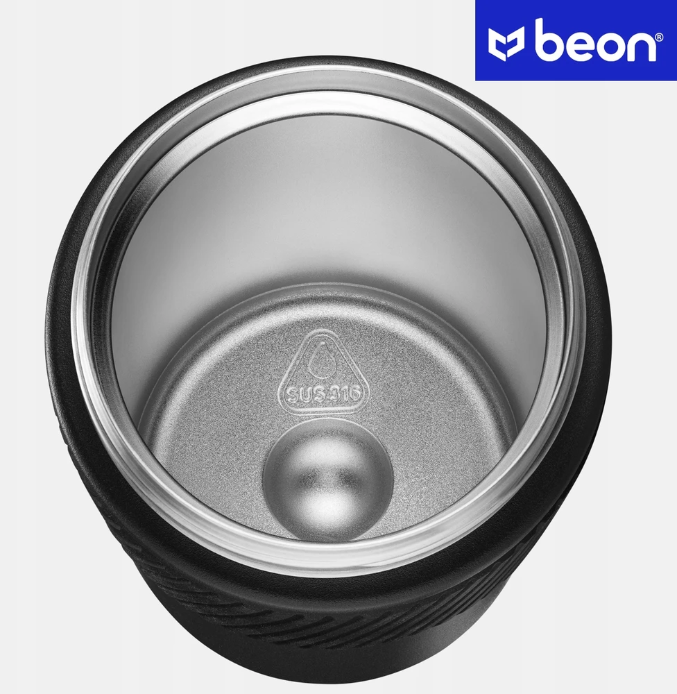 Beon TERMINIS PUODULIS KAVAI IR ARBATA AUTOMOBILIUI, SANTRAUKA, NESKLIDA, 450 ml