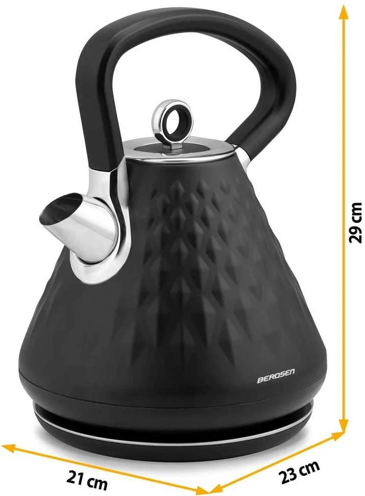 Berdsen BD-700 1,7 l elektrinis virdulys, juodas