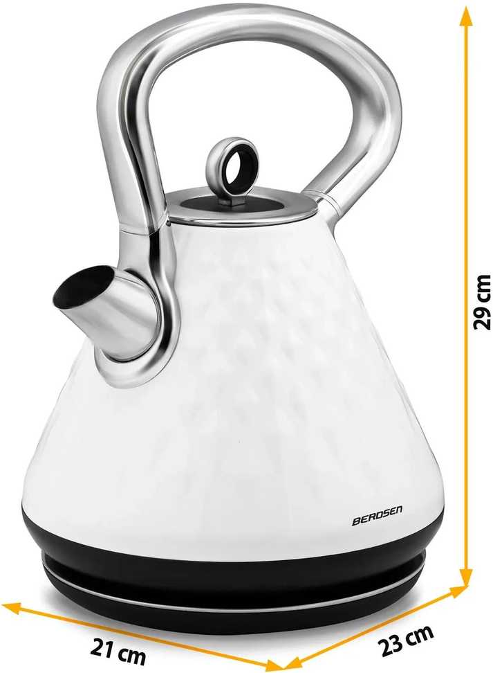 Berdsen BD-700 1,7 l elektrinis virdulys, baltas