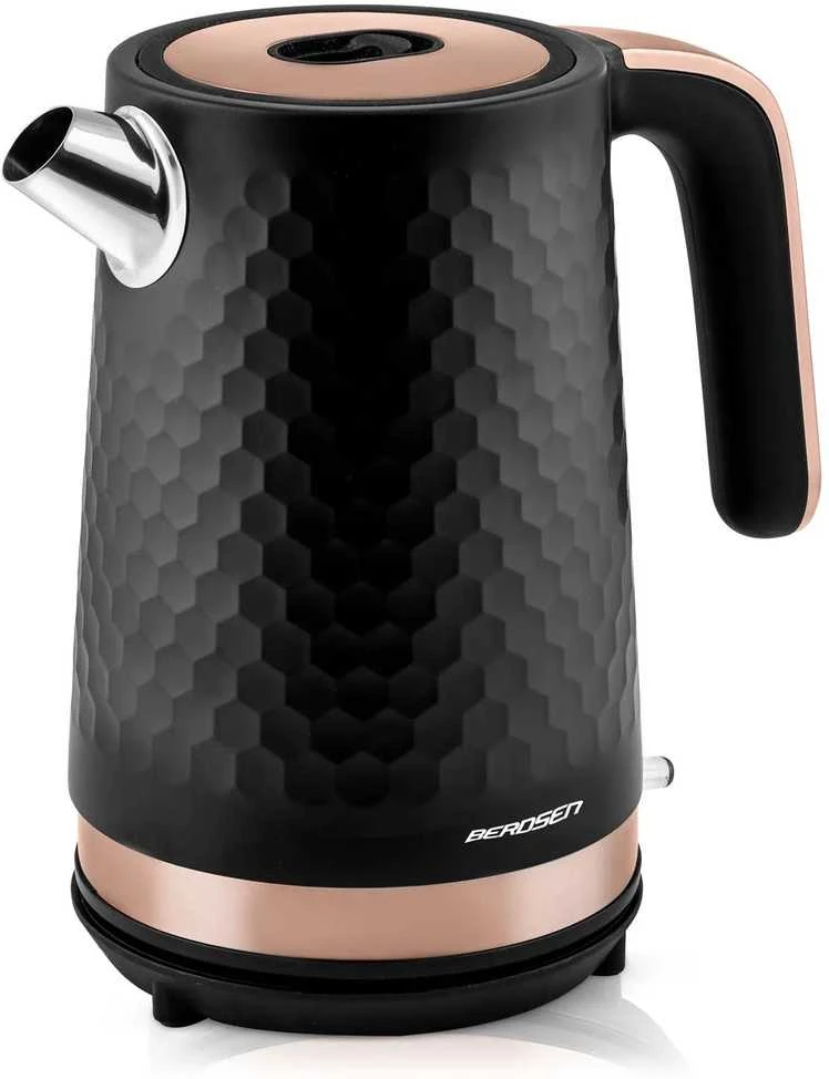 Berdsen BD-705 elektrinis virdulys 1,7 l, juodas ir varinis