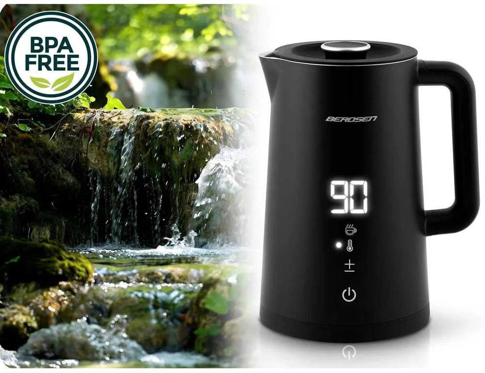 Berdsen BD-709 elektrinis virdulys 1,7 l, juodas