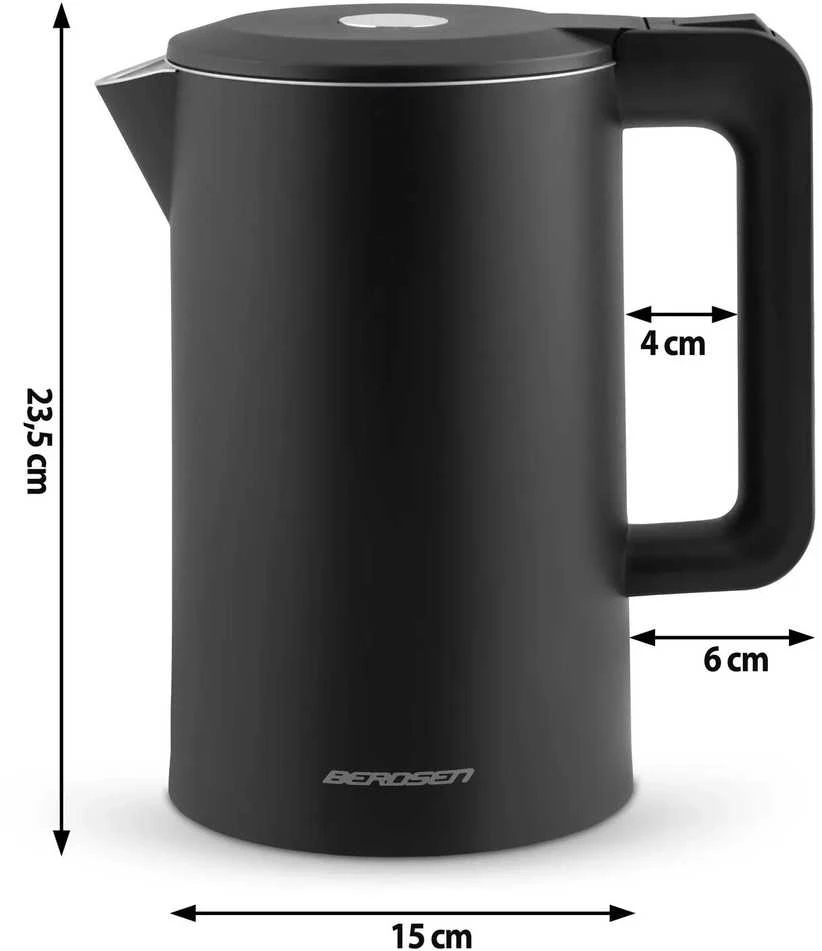 Berdsen BD-710 elektrinis virdulys 1,7 l juodas