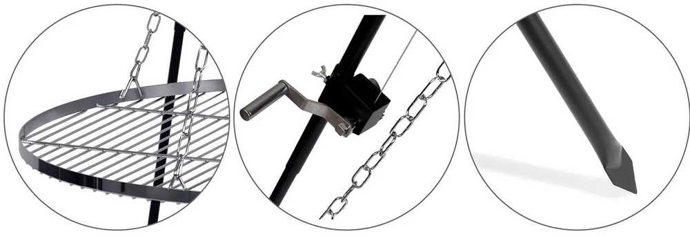 Berdsen BD-884 trikojo židinio grotelės 80 cm