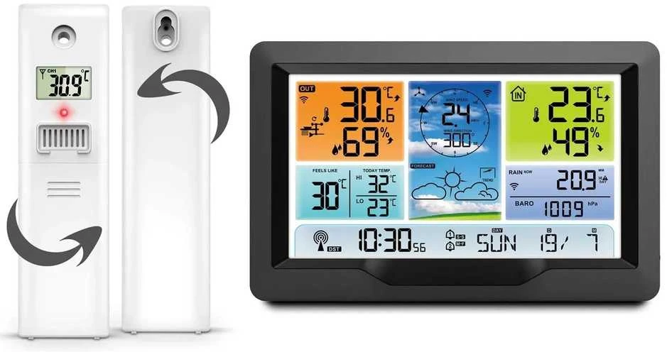 Berdsen BD-905 meteorologinės stoties siųstuvas, baltas